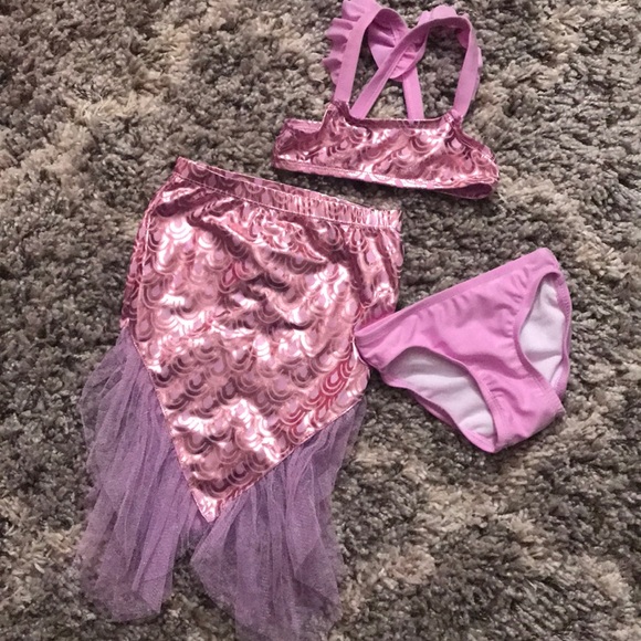 Cat & Jack Other - Mermaid bathing suit size 18 m
